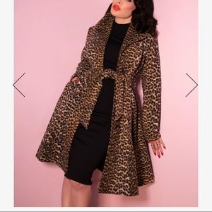 STARLET SWING COAT LEOPARD VIXEN BY MICHELINE PITT